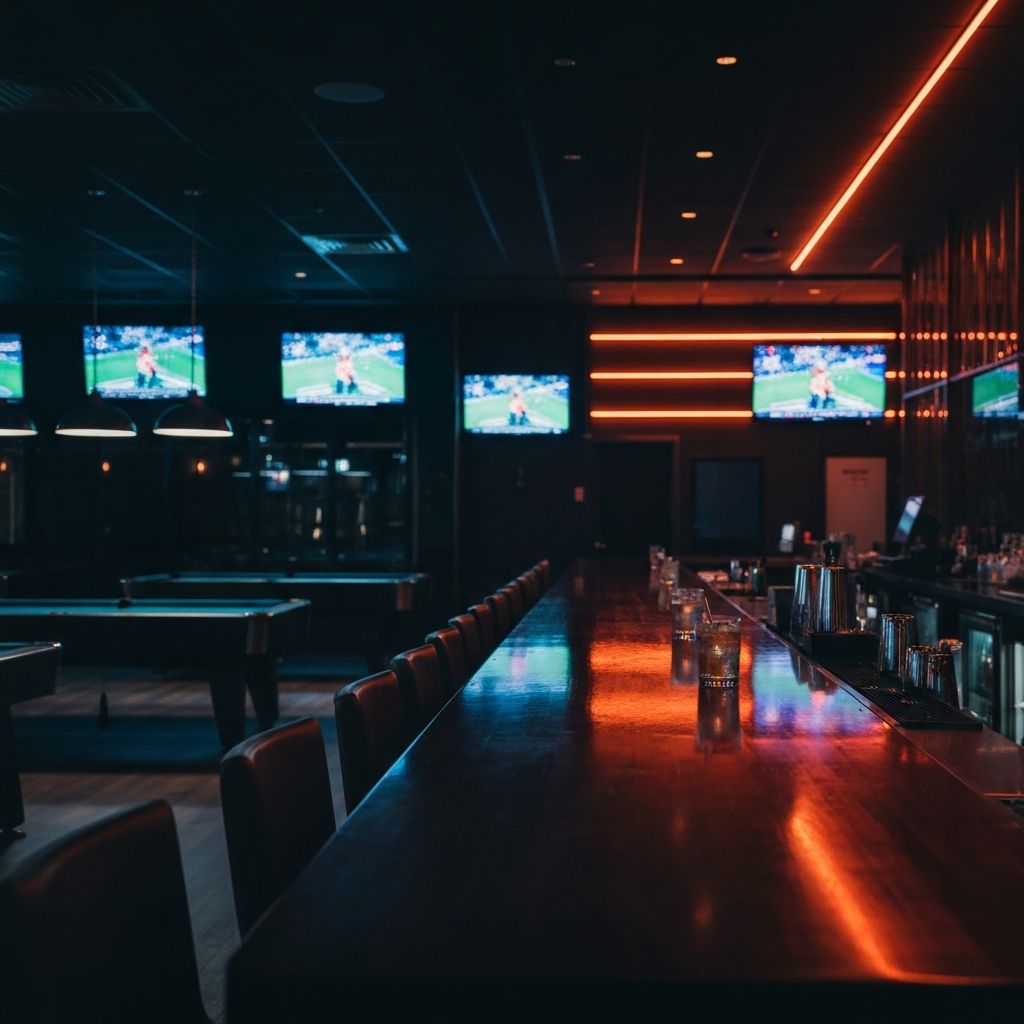 Looney's Sports Bar Innenansicht